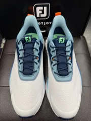 新品未使用　FJ QUANTUM FootJoy Quantum(Grey/White/Blue)FJ クオンタム - メルカリ
