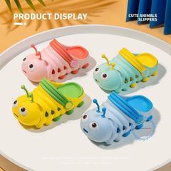 【送料無料】スリッパ 子供 サンダル イモムシ 夏 ベビーサンダル 軽量 滑り止め スリッパ キッズ 女の子 男の子 サンダル お出かけ 通園 【おしゃれ必見】