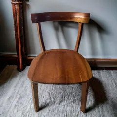 テディベア柄美品✨テディベア柄 子供椅子 ４脚セット アンティーク イタリア製
