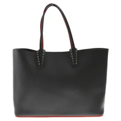 CHRISTIAN LOUBOUTIN (クリスチャンルブタン) 20AW CABATA SMALL 3205219 カバタ スモール レザートートバッグ ブラックのサムネイル