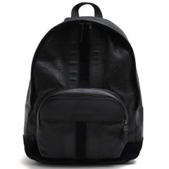 コーチ／COACH リュック バッグ バックパック メンズ 男性 男性用 レザー 革 本革 ブラック 黒  F68996 Houston Backpack with Baseball Stitch ヒューストン バックパック ベースボールステッチ ストライプ 