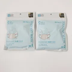 CICIBELLA HANAMI 冷感マスク 22枚(11枚×2セット) 不織布 3Dマスク 接触冷感 シシベラ 花粉 風邪予防