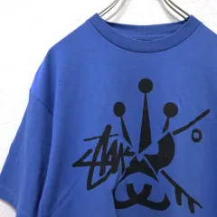 STUSSY ステューシー グラフィック Tシャツ ブルー系 s904589nのサムネイル