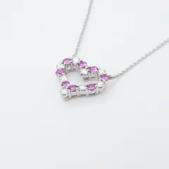 2025年最新】ピンクサファイア ネックレスの人気アイテム - メルカリ 