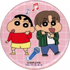 [중고] 배지 핀즈 봄규&노하라 신노스케 캔 배지 [TOMORROW X TOGETHER×크레용 신짱]