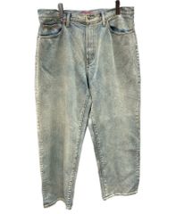 シュプリーム SUPREME 23SS Baggy Jean Dirty Indigo バギー ジーンズ ダーティ インディゴ デニム 青 刺繍 デニム ブルー サイズ34 104MB-204