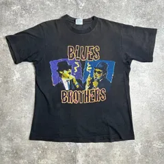 映画ブルースブラザーズ　ヴィンテージTシャツL 〜XL位ボロダメージ多数フェイド 映画ブルースブラザーズ ヴィンテージTシャツL 〜XL位ボロ