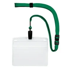 オープン 吊り下げ名札クリップ式 横特大10枚 緑 NL-21-GN※沖縄および離島への発送不可です※