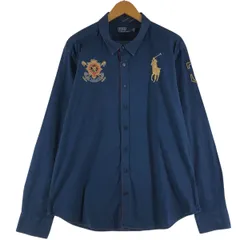 古着 ビッグサイズ ラルフローレン Ralph Lauren POLO by Ralph Lauren 長袖 コットンシャツ メンズXXXL相当/eaa534368
