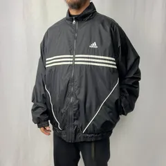 90年代 adidas TEAM アディダス チーム ナイロンジャケット メンズXL相当