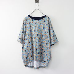 新品タグ付き マーブルシュッド 金魚シャツ 金子みすゞさん ブルー 5分袖 中古・古着通販】Marble SUD (マーブルシュッド) 金魚