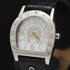 【16156】AIGNER  馬蹄モチーフ レディースクオーツ腕時計 ホワイト 2025年最新】アイグナー 時計の人気アイテム - メルカリ