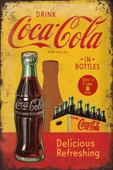 新品 コカコーラ ブリキ看板 レトロ インテリア コレクション 雑貨 ビンテージ ディスプレイ 壁飾り おしゃれ