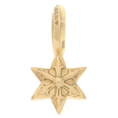 CHROME HEARTS (クロムハーツ) 22K STACK STAR V2 スタースタックチャーム ゴールドネックレストップ 国内ギャランティのサムネイル
