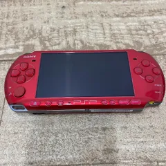 08w13510  ゲームハード SONY ソニー プレイステーション・ポータブル PSP  3000 ラディアント レッド 赤色 赤 【動作確認済】【中古品】