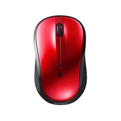 レッド バッファロー Bluetooth Blue LED 静音 3ボタン マウス レッド Windows/Mac/Chrome/Android/iOS/iPadOS対応 電池長寿命最大450日 軽量 BSMBB105RD