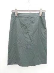 ◇ NATURAL BEAUTY BASIC ナチュラルビューティーベーシック 膝丈 台形 スカート サイズM ブラック レディース P  【1406240018017】