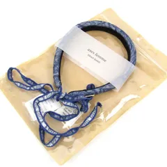 アクシーズファム Dignity リボン付きカチューシャ 未使用 ネイビー ブランド ヘアアクセサリー レディース axes femme