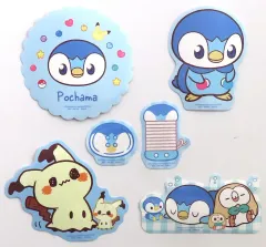 【中古】シール・ステッカー ポッチャマ＆モクロー＆ミミッキュ おさいほう道具ステッカーセット 「一番くじ ポケピース ～“PEACE”なおさいほうのひととき～」 J賞