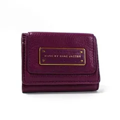 マークバイマークジェイコブス コンパクト財布 三つ折り 牛革 レザー