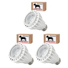 植物育成ライト 15W 6000K 3個 白色 太陽光 フルスペクトルLED