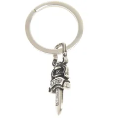 CHROME HEARTS (クロムハーツ) RNG&No5 DGGR/キーリング#5ダガー シルバーキーホルダーのサムネイル