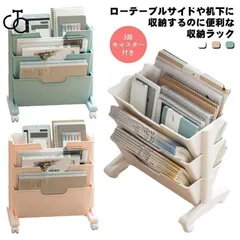 ワゴン 本棚 ブックシェルフ キャスター付き スリム 3段 ファイルワゴン 大容量 教科書 収納 書類棚 絵本ラック 書類整理 机下収納 ファイ