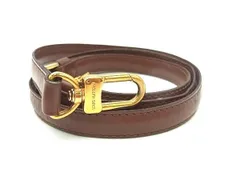 LOUIS VUITTON ルイヴィトン レザー バッグ用 ショルダーストラップ 肩掛け 斜め掛け レディース ブラウン系 FA7815