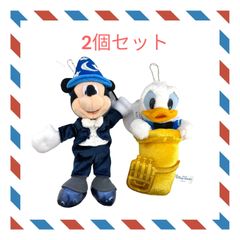 ディズニー 42周年 ぬいぐるみバッジ【ミッキー＆ドナルド】フィルハーマジック 東京ディズニーリゾート TDR