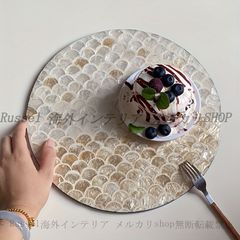 装飾 トレイ 貝殻 マザー オブ パール 小物入れ おしゃれ かわいい インテリア アクセサリー コスメ ティー タイム ギフト