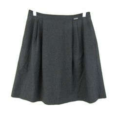 ハロッズ スカート ボトムス ギャザー フレア 日本製 レディース