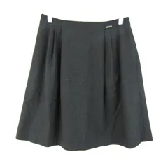 フォクシーニューヨーク スカート ボトムス フレア 日本製 レディース 40サイズ ブラック FOXEY NEW YORK 【中古】