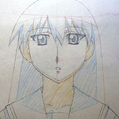 あずまんが大王 直筆 原画 2枚セット／アニメ 動画 セル画