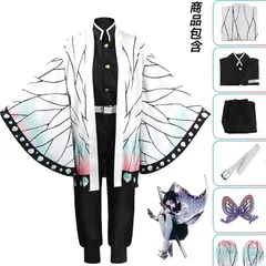 新入荷✴︎胡蝶しのぶ衣装　　鬼滅の刃映画　ハロウィン仮装　クリスマスパーティー　クリスマスプリンセス　お誕生日プリンセス　二次元　アニメン　子供　男女兼用　コスプレ衣装