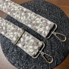 インド刺繍リボン スマホショルダー ショルダーストラップ 花柄 034