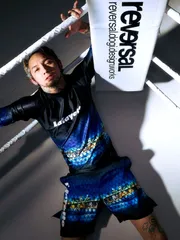 reversal リバーサル ラッシュガード ファイトショーツ セット LFYT エルエフワイティー NYC LONG RASH GUARD FIGHT SHORTS BASIC LENGTH with POCKET RVLFYT601 02