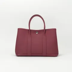 エルメス HERMES ガーデンパーティTPM ガーデンパーティ TPM ガーデンパーティ30 ガーデンパーティー バッグ トートバッグ カントリー ルージュアッシュ レッド 赤 シルバー金具