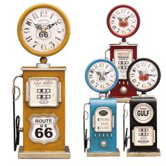 新品☆おしゃれな置時計 ルート66 男前 ブルックリンスタイル ブラック 