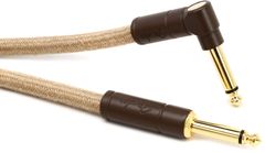 Fender ケーブル 10' Angled Cable, Pure Hemp Natural 0990910021 [ピュアヘンプナチュラル] [10']