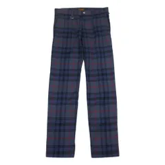 HYSTERIC GLAMOUR ヒステリックグラマー 02181AP02 ジップ スラックス ボンテージ パンツ ネイビー系 S【中古】のサムネイル