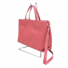 美品 russet ラシット ２WAY レザー ショルダーバッグ ハンドバッグ ピンク