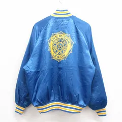XL/古着 長袖 ナイロン ジャケット メンズ 90s LEGION ラグラン 青 ブルー 内側キルティング 25sep04 中古 アウター ウインドブレーカー