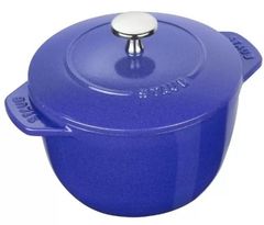 staub ラ・ココット DE GOHAN 20cm ブルーベリー ほうろう 鍋 20cm フランス製 鋳鉄 展示品☆6825