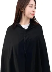 saara word 現役看護師監修saaraword 授乳ケープ 授乳服 授乳カバー 授乳ストール 多機能 ポンチョ 出産祝い 綿 360度安心(ブラック)