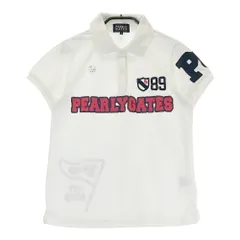 サイズ：0 PEARLY GATES パーリーゲイツ  半袖ポロシャツ  ホワイト系 [240101525915] ゴルフウェア レディース ストスト