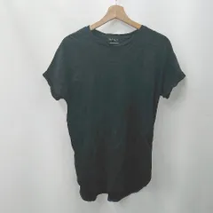 ◇ ⊂ indivi インディヴィ シンプル 半袖 丸首カットソー サイズ38 ブラック系 レディース E  【1506190016573】