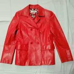 vintage \"Louis Feraud\" 羊革 リバーシブルジャケット vintage 