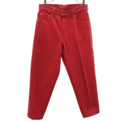 Levi's リーバイス 90s USA製 550 オールド カラー デニムパンツ W30 赤 ジーパン メンズ 古着