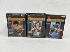 【未開封品】一番くじ ワンピースメモリーズ I賞 カードスタンドフィギュア 3種セット（クロコダイル／ワイパー／ミホーク）