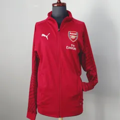 PUMA プーマ　Arsenal　US XS サイズ　トラックジャケット　ジャージ　赤　アーセナル　Fly Emirates　エミレーツ航空　サッカー